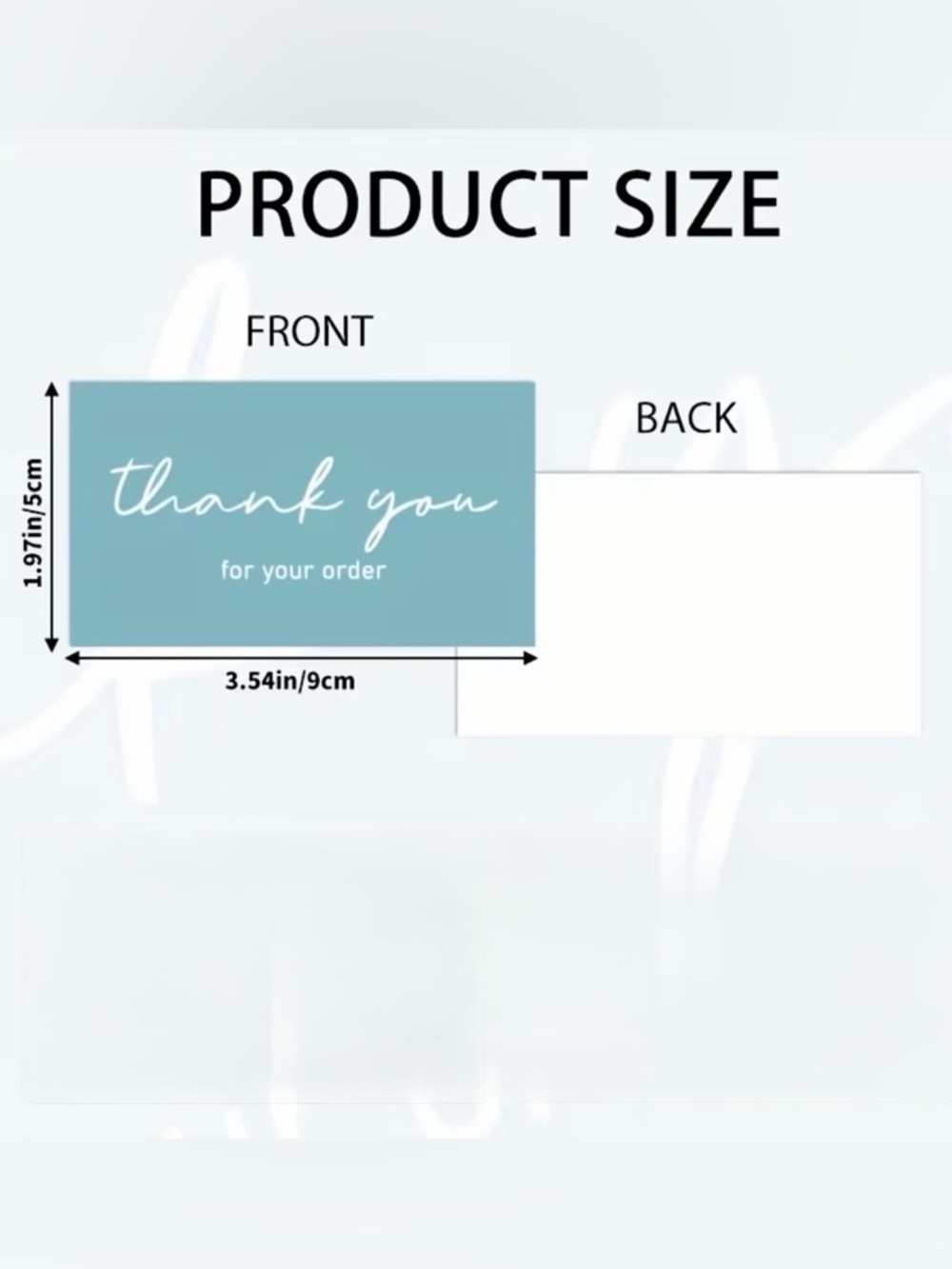 40 Poly Mailers, 50 Cards & 500 Stickers Bundle + 4 Thank You Gifts - Picture 3 of 16